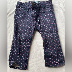 Baby gap floral skinny jeans 12-18 month.
